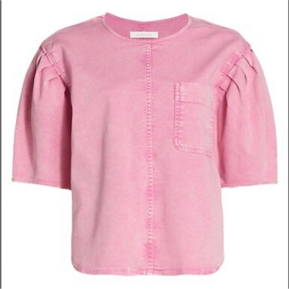 See by Chloe Puff Sleeve Denim Top - Picture 6 of 10